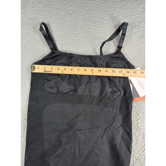Isabel Maternity Postpartum Shaping Cami Womens XL Black Nursing Tank NWT - Picture 5 of 9